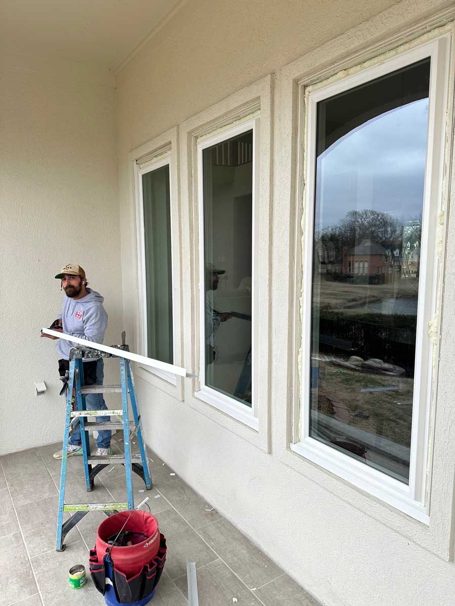 Update old windows for new vinyl windows