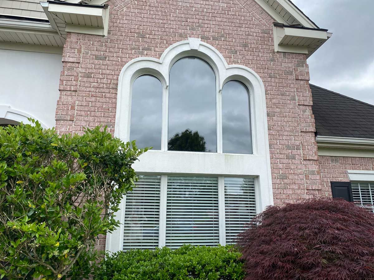 Large custom windows installed on family home